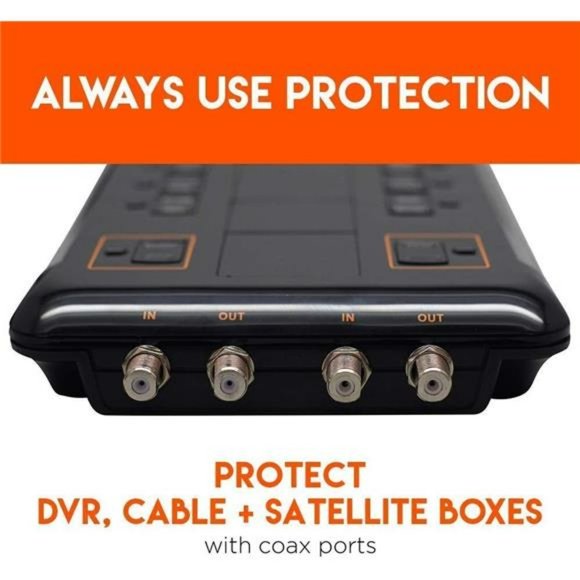 PowerPad 12 Outlet Surge Protector Power Strip with 3420J of Surge Protection - Picture 2 of 7